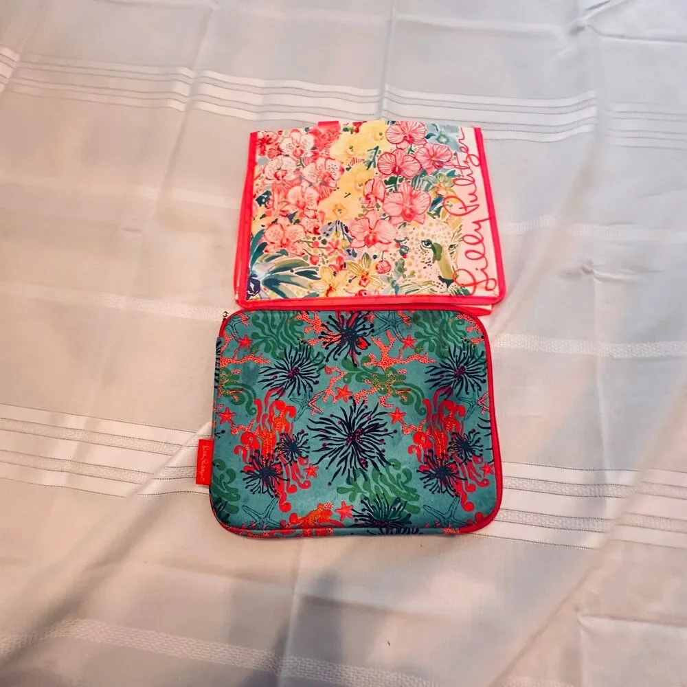 Lilly Pulitzer Tablet Ipad Case With Bag